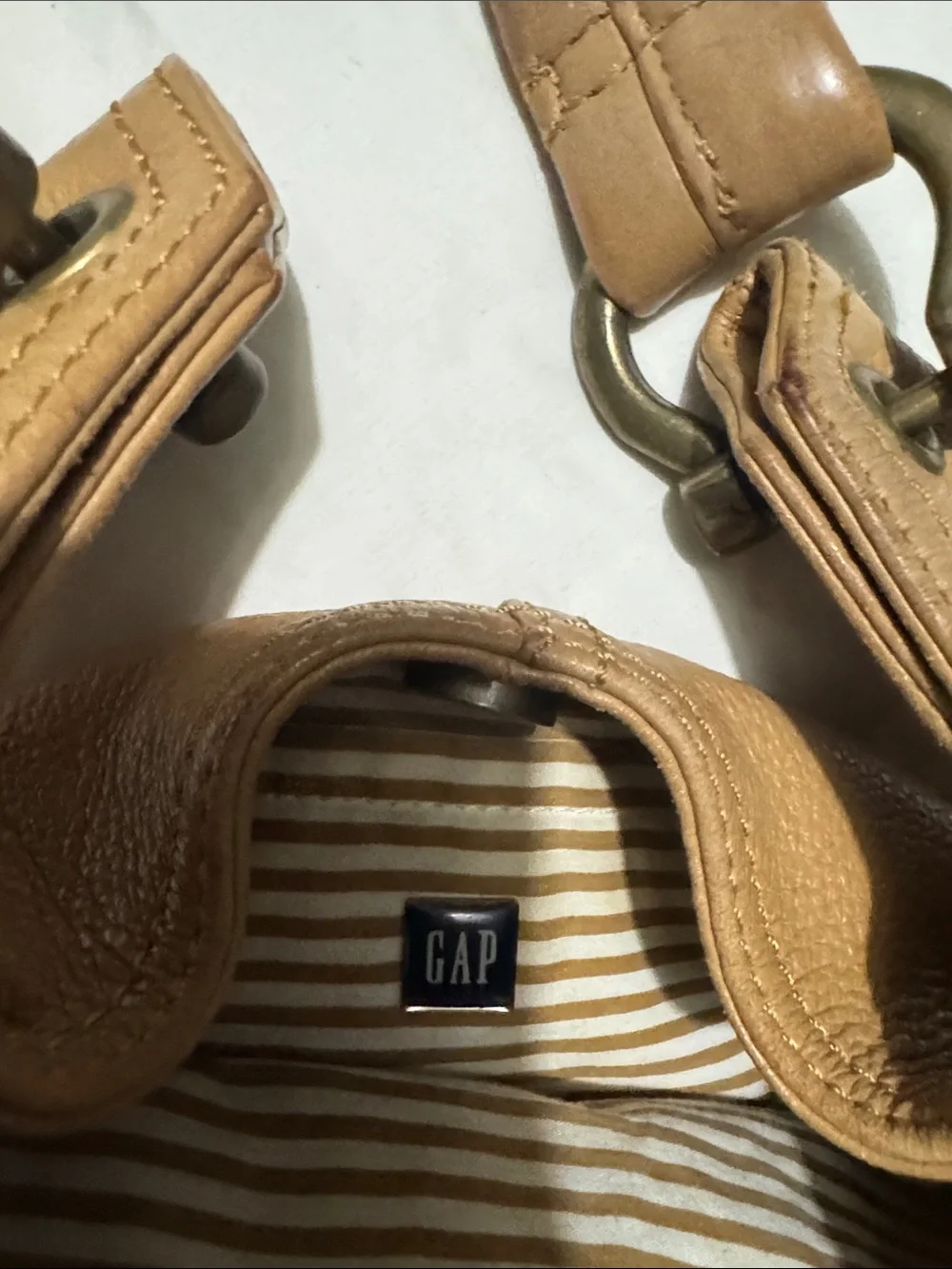 GAP Tan Leather Shoulder Bag